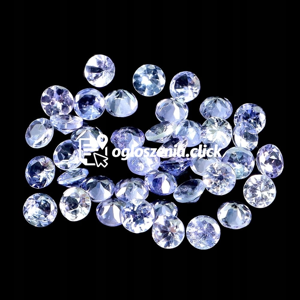 Zdjęcie produktu Tanzanity kamienie naturalne VVS 4.55ct 40 sztuk