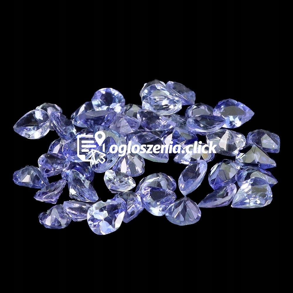 Zdjęcie produktu Tanzanity kamienie naturalne VVS 5.55ct 48 sztuk