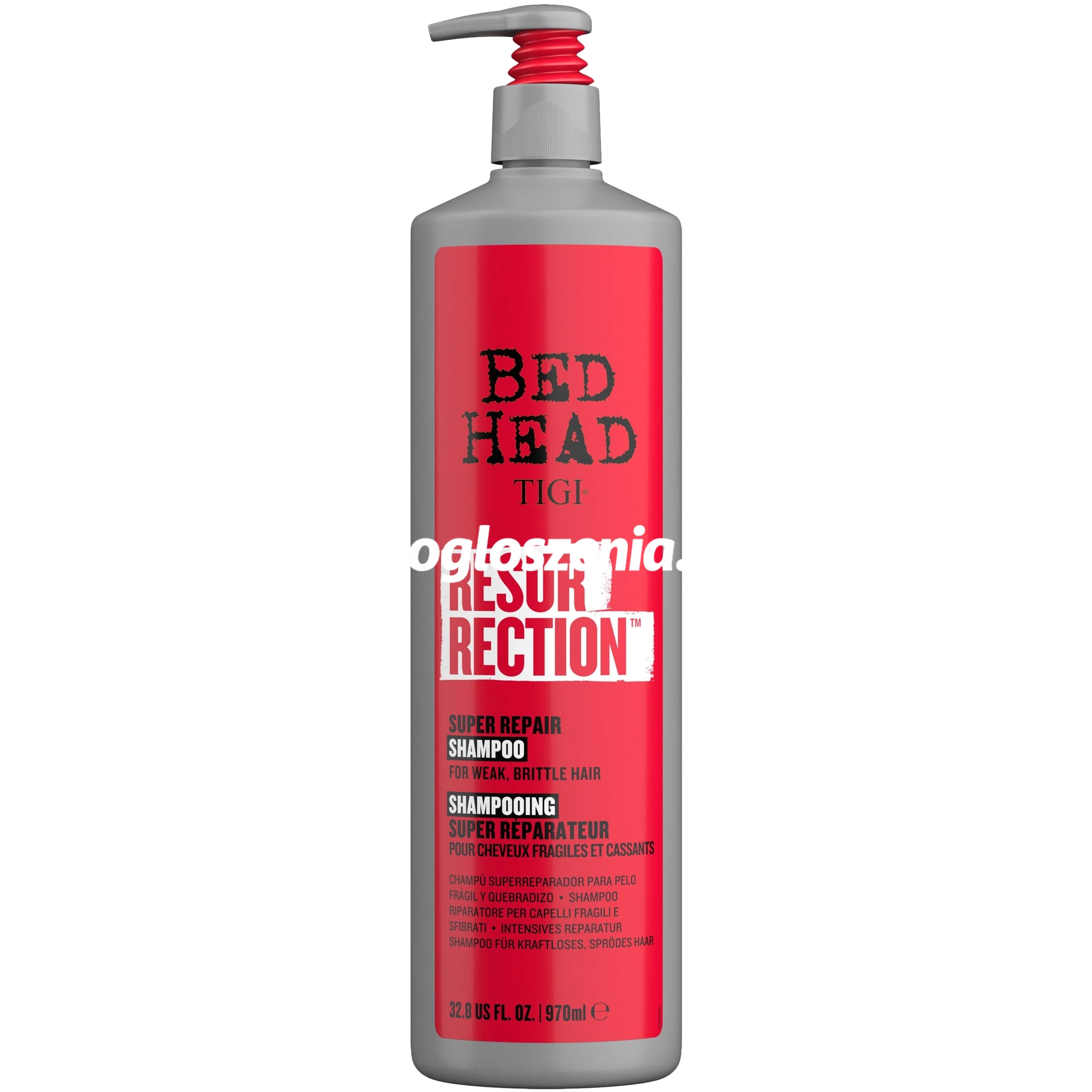 Zdjęcie produktu Tigi Bed Hear Resurrection - szampon regenerujacy wlosy zniszczone, 970ml