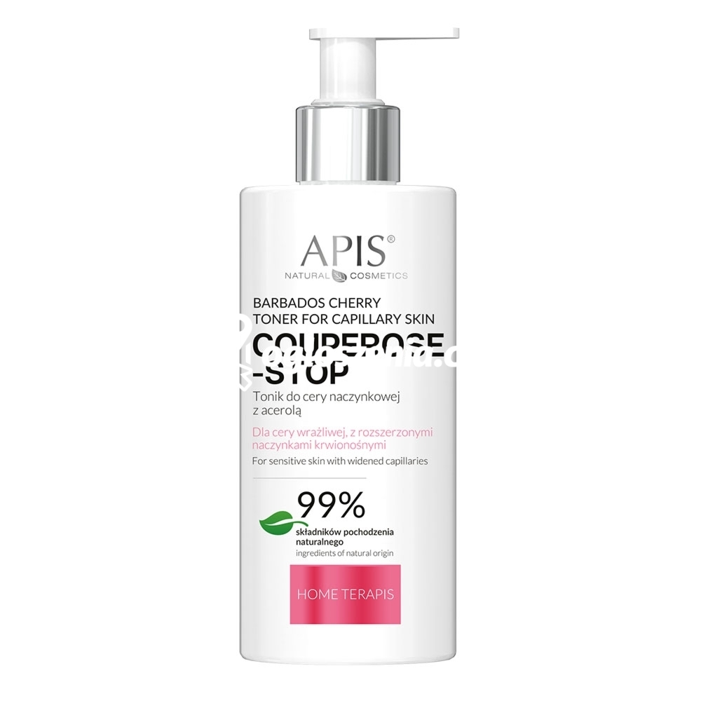Zdjęcie produktu Tonik do cery naczynkowej z acerola - Apis Couperose-Stop Home Terapis - 300 ml