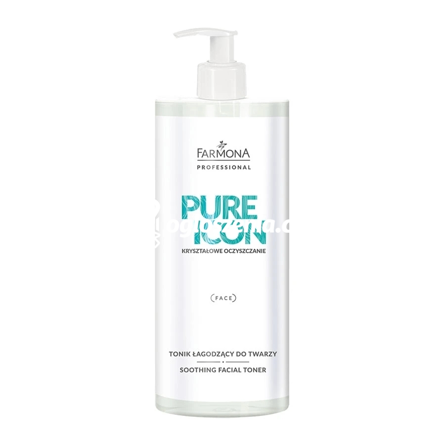 Zdjęcie produktu Tonik lagodzacy do cery suchej i wrazliwej - Farmona Pure Icon - 500 ml