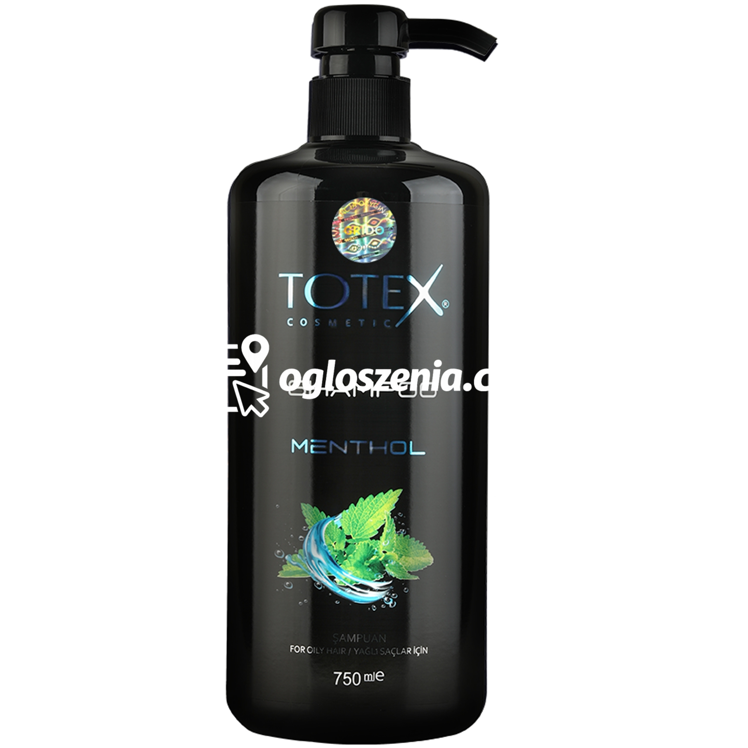 Zdjęcie produktu Totex Menthol Oily Hair - szampon do wlosów przetluszczajacych sie, 750ml