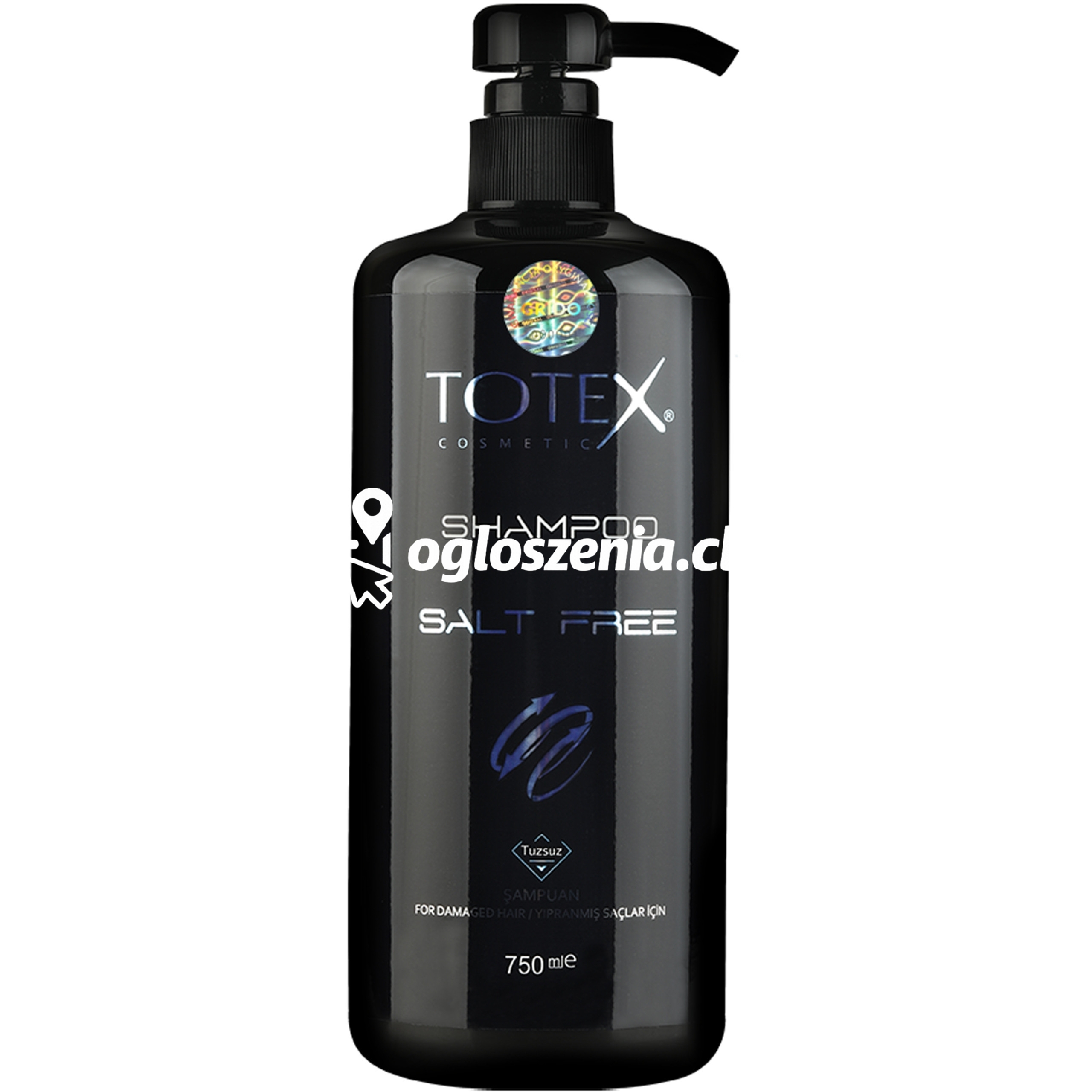Zdjęcie produktu Totex Salt Free Damaged Hair - szampon do wlosów zniszczonych, 750ml