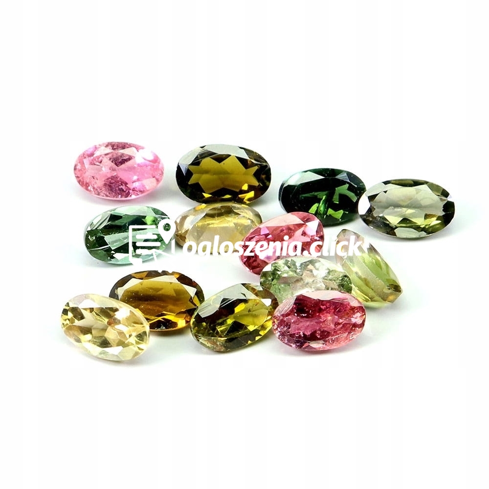 Zdjęcie produktu Turmaliny kamienie naturalne IF-VVS 4.06ct 13 sztuk