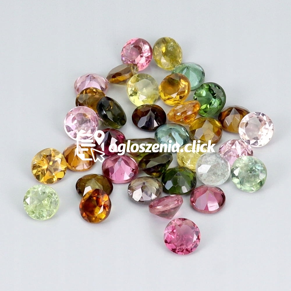 Zdjęcie produktu Turmaliny kamienie naturalne IF-VVS 5.6ct 35 sztuk