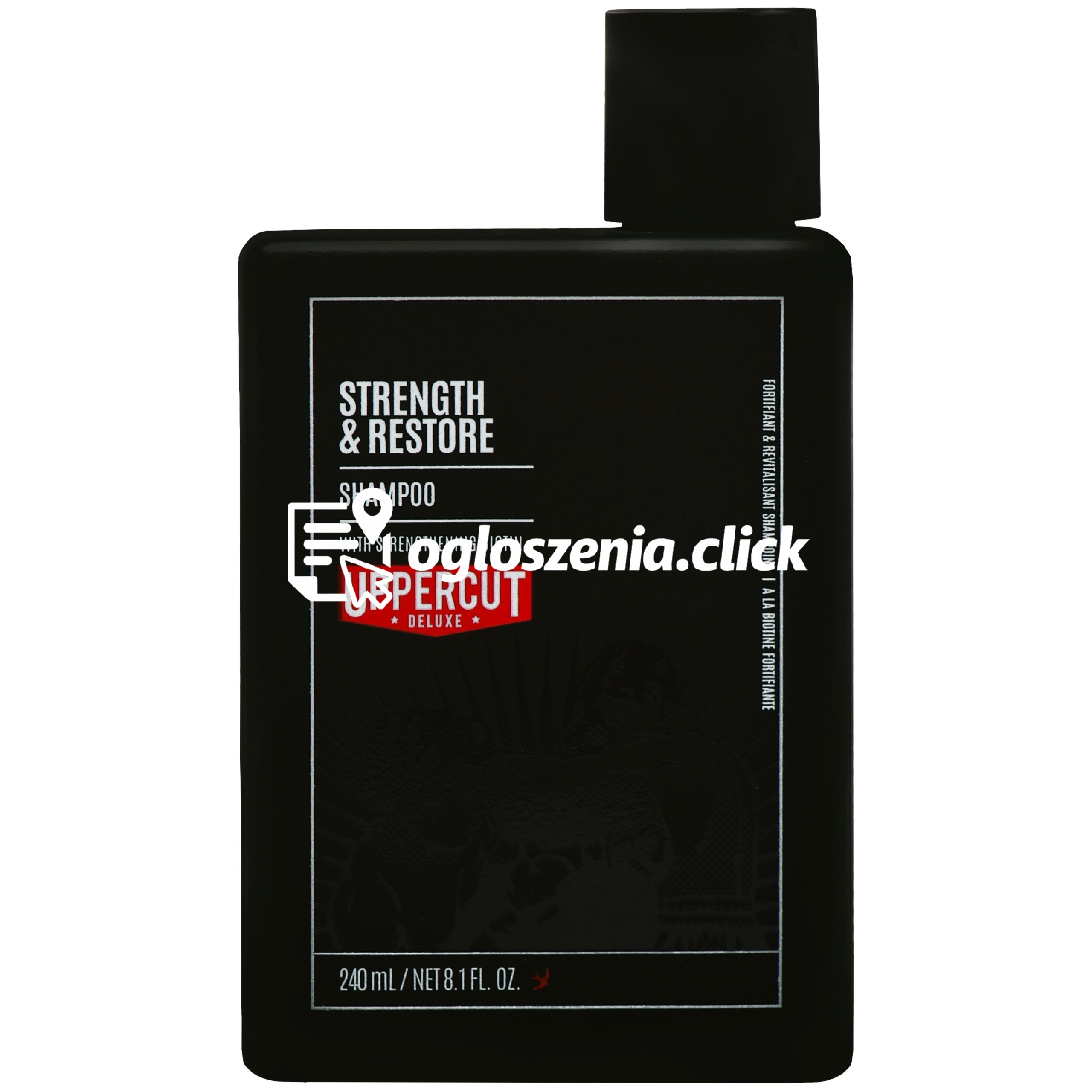 Zdjęcie produktu Uppercut Deluxe Strenght & Restore Shampoo – wzmacniajaco-odbudowujacy szampon, 240ml