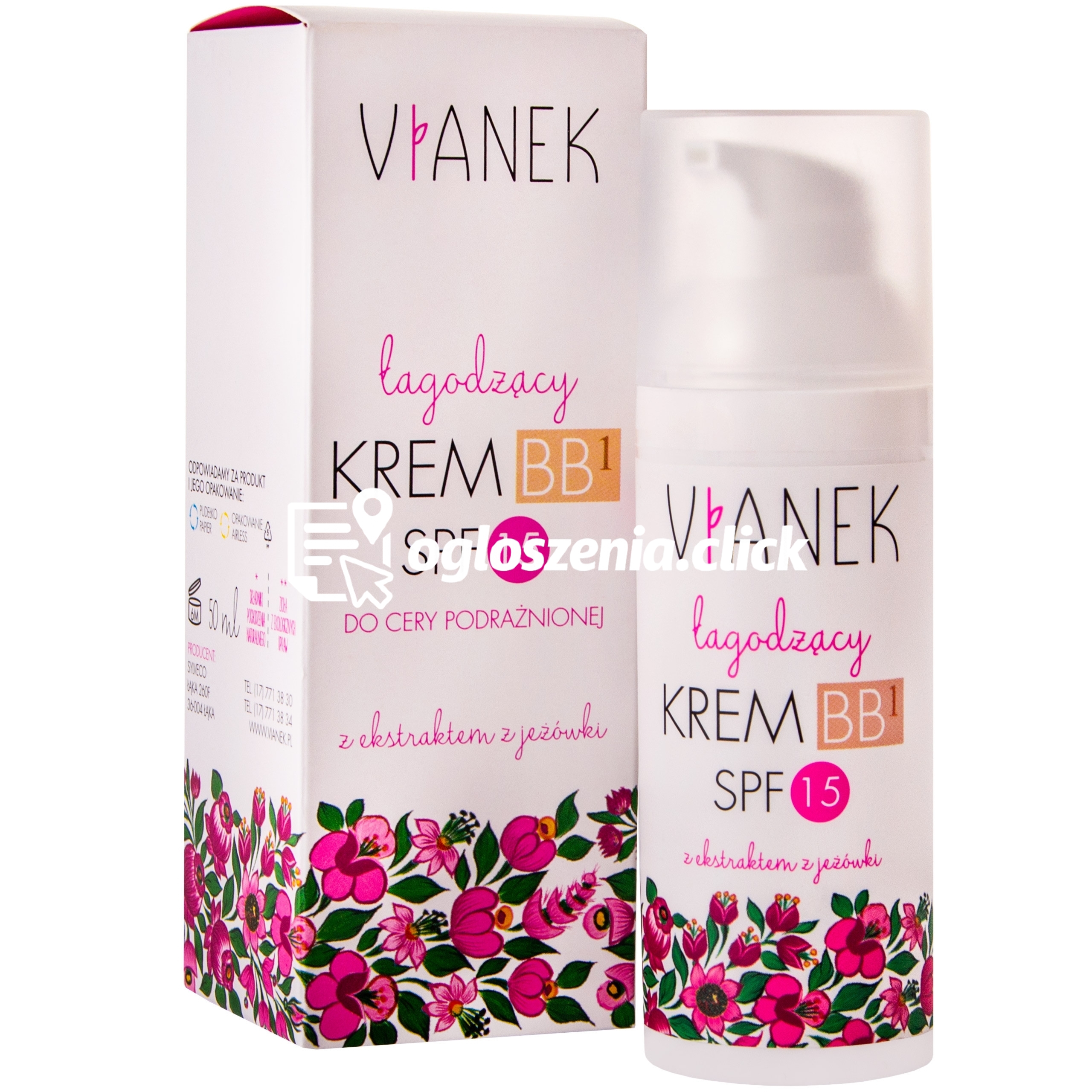 Zdjęcie produktu Vianek Lagodzacy Krem BB z filtrem SPF 15 ochrona UV 50 ml