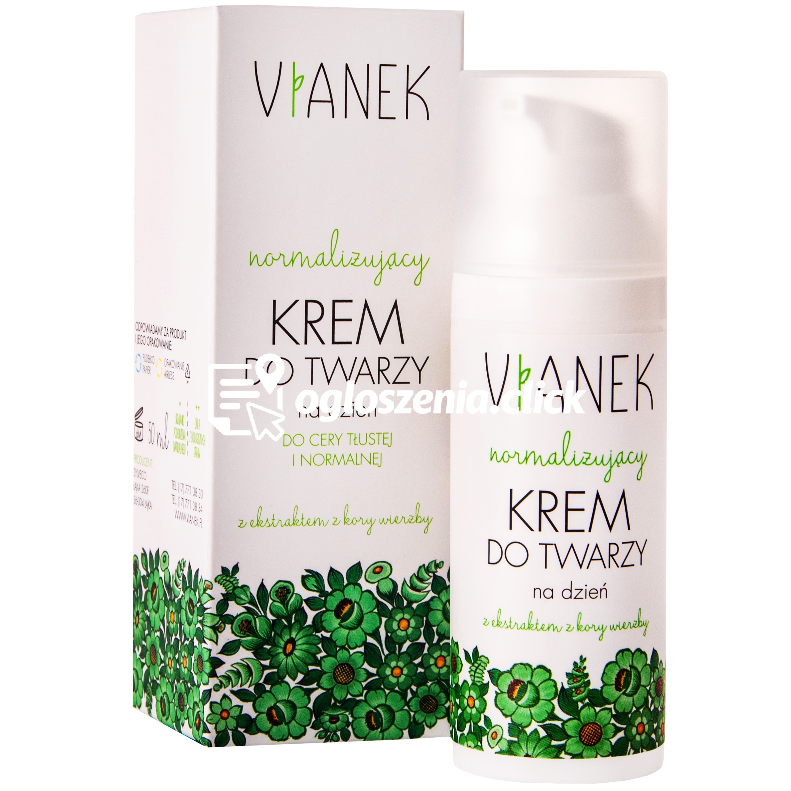 Zdjęcie produktu Vianek Normalizujacy Krem Do Twarzy Na Dzien 50 ml