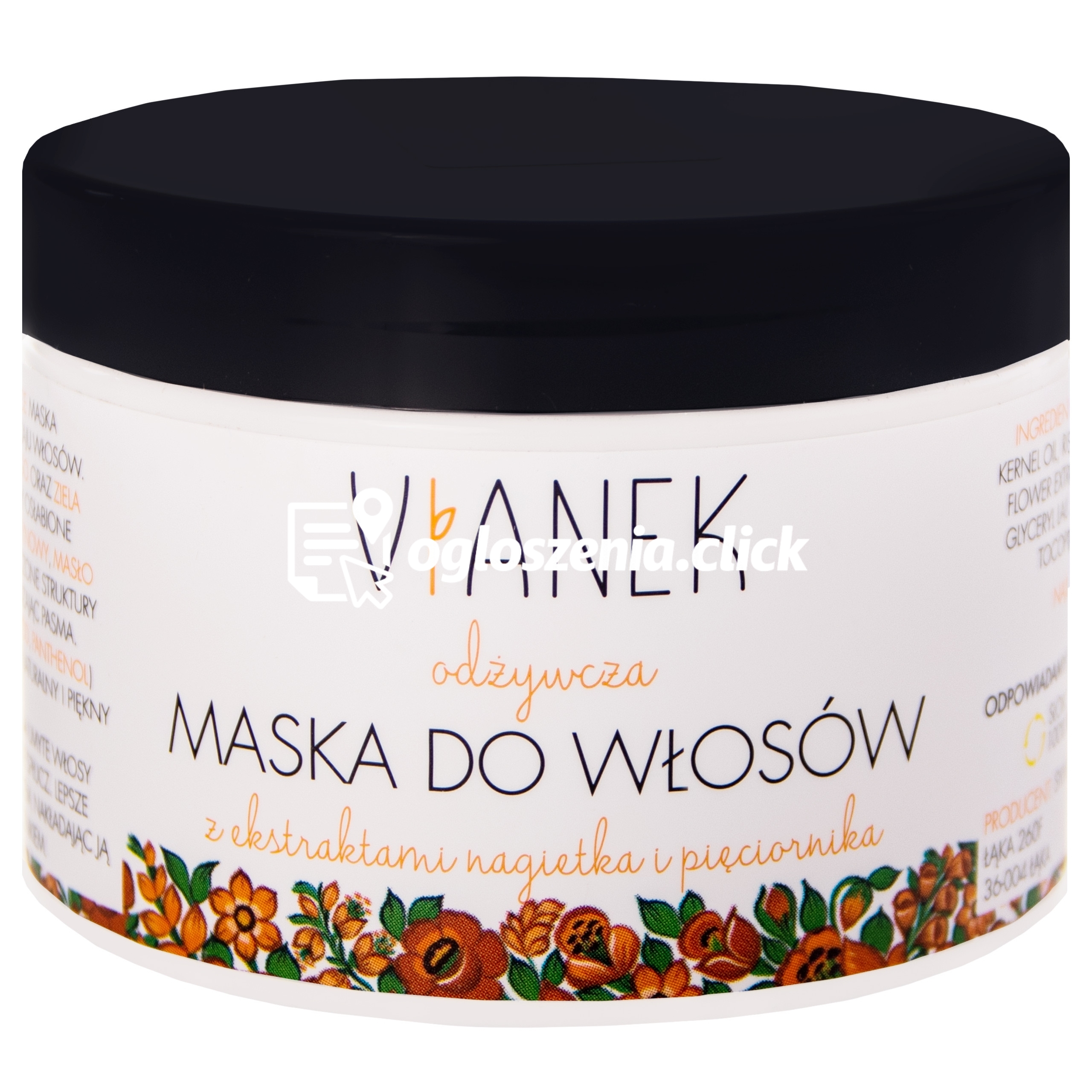 Zdjęcie produktu Vianek odzywcza maska do wlosów z nagietkiem 150 ml