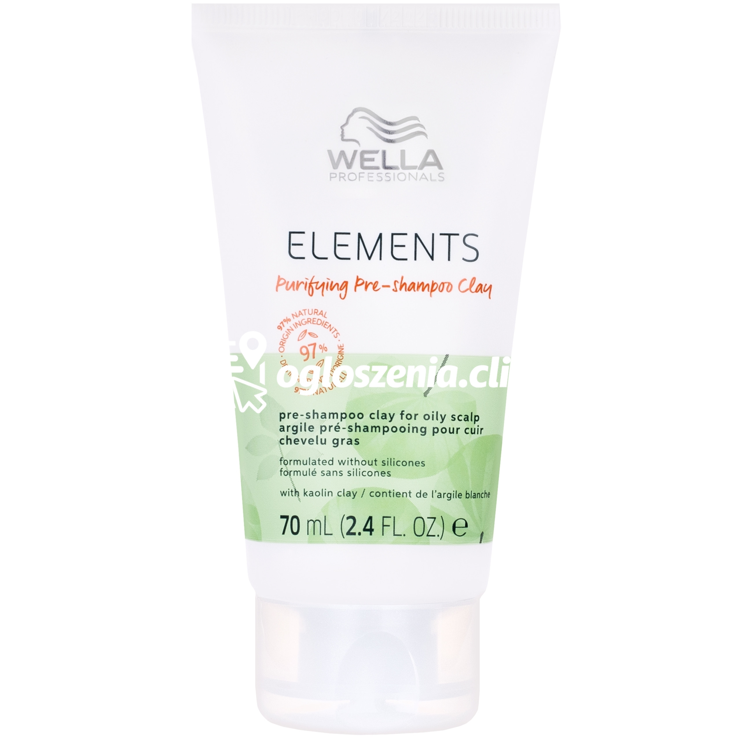 Zdjęcie produktu Wella Elements Purifying Pre-shampoo Clay – oczyszczajaca glinka do skóry glowy, 70 ml
