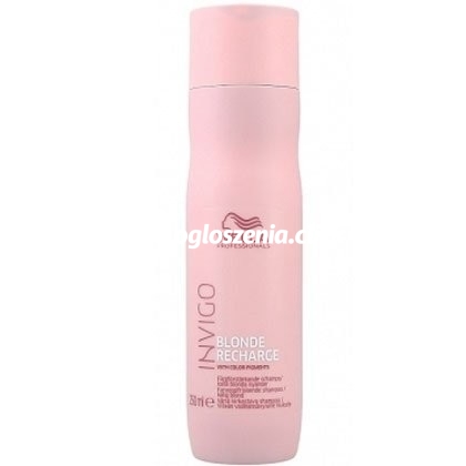 Zdjęcie produktu Wella INVIGO Blonde Recharge szampon do chlodnych blondów 250ml