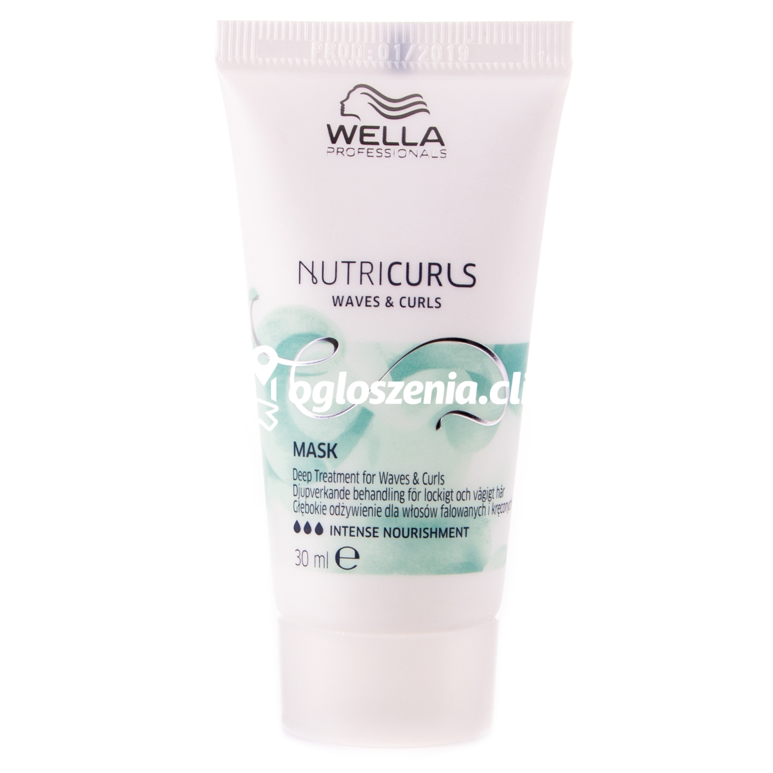 Zdjęcie produktu Wella Nutricurls gleboko nawilzajaca maska do fal i loków 30ml