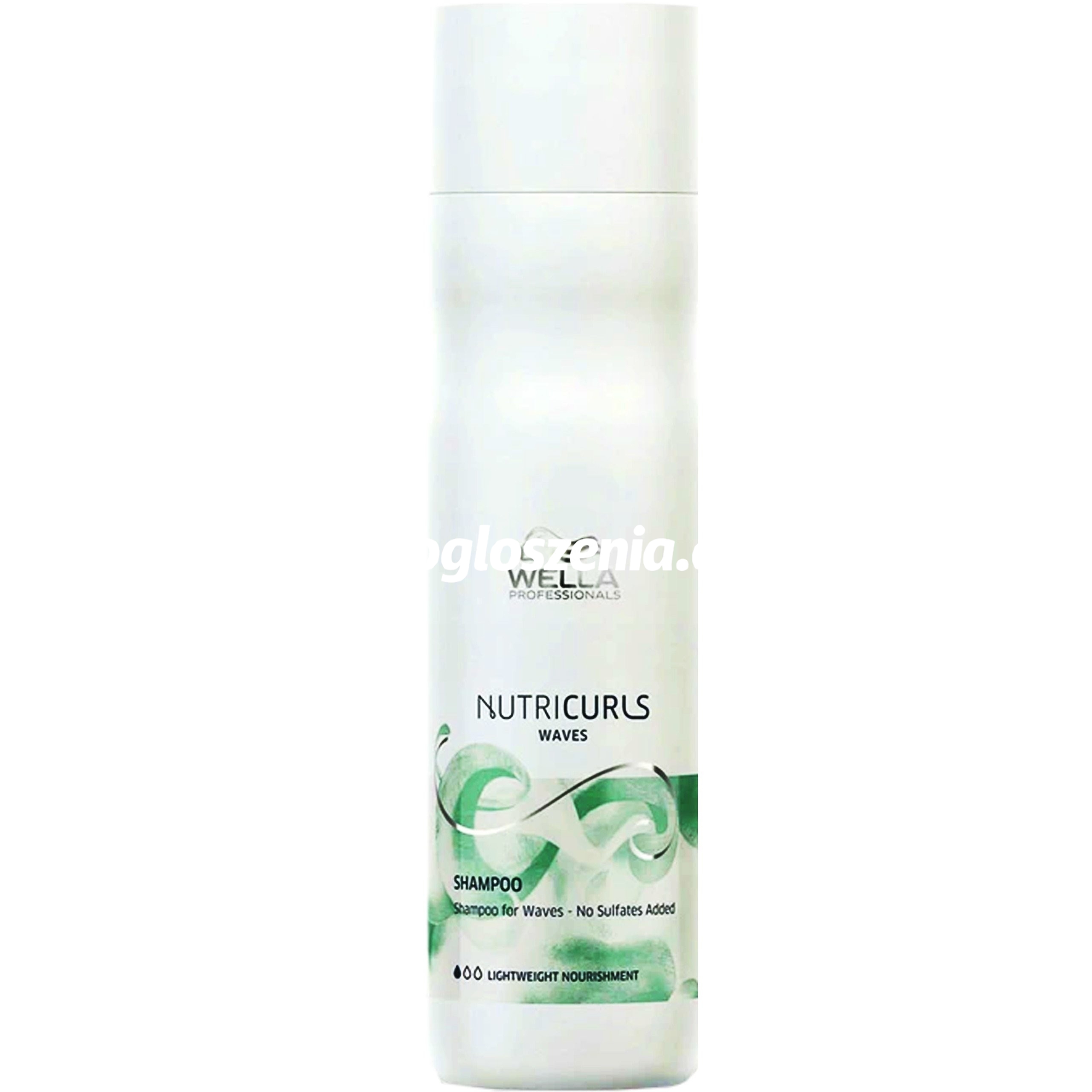 Zdjęcie produktu Wella Nutricurls Shampoo delikatny szampon do wlosów falowanych 250ml