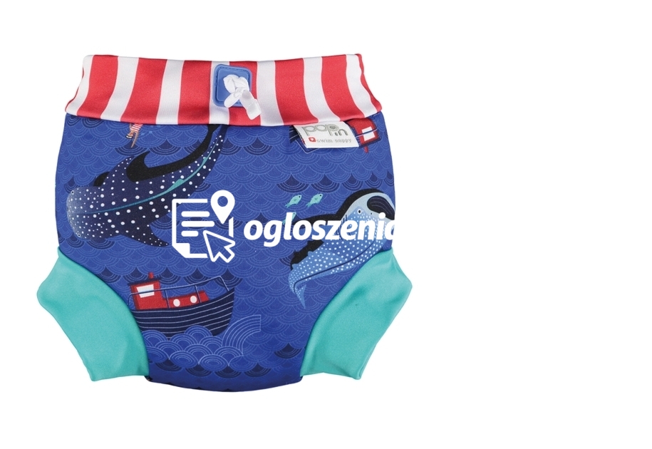 Zdjęcie produktu Wielorazowa pieluszka do plywania rozmiar M, Rekin