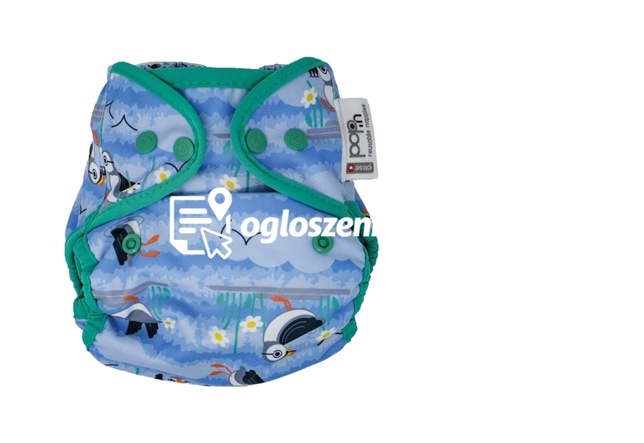 Zdjęcie produktu Wodoodporny otulacz dla dzieci zapinany na napy, Blue Puffin