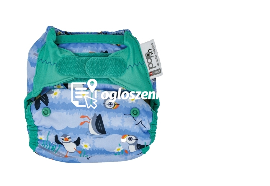 Zdjęcie produktu Wodoodporny otulacz dla dzieci zapinany na rzepy, Blue Puffin
