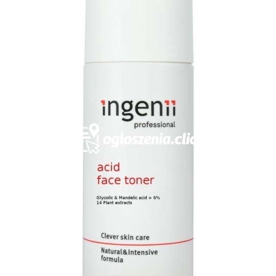 Zdjęcie produktu Wygladzajacy tonik kwasowy do twarzy - Ingenii acid face toner - 150 ml