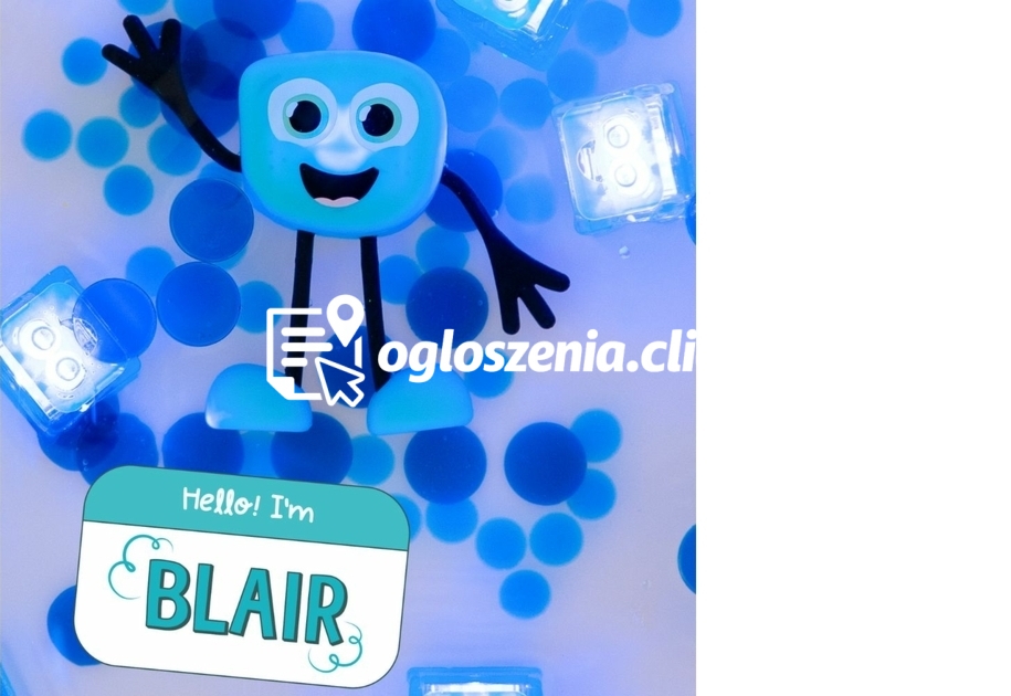 Zdjęcie produktu Zabawka do kapieli - zestaw z dwiema kostkami sensorycznymi swiecacymi w wodzie, Blair