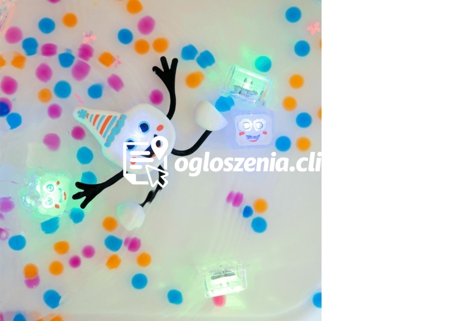 Zdjęcie produktu Zabawka do kapieli - zestaw z dwiema kostkami sensorycznymi swiecacymi w wodzie, Party Pal