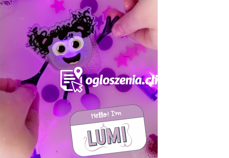 Zdjęcie produktu Zabawka do kapieli - zestaw z dwiema kostkami sensorycznymi swiecacymi w wodzie, Sammy