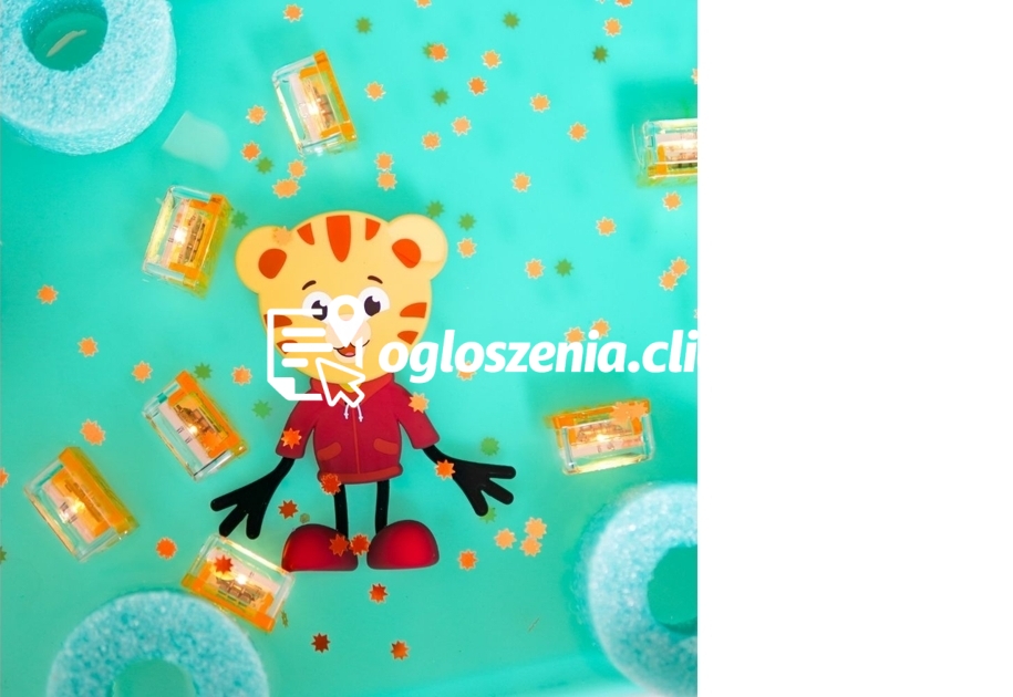 Zdjęcie produktu Zabawka do kapieli - zestaw z dwiema kostkami sensorycznymi swiecacymi w wodzie, Tygrysek Daniel