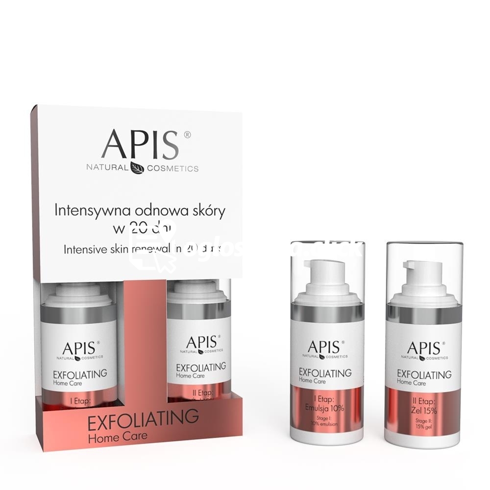 Zdjęcie produktu Zabieg kwasami w domu Exfoliating Home Care Apis Professional 20-dniowa terapia