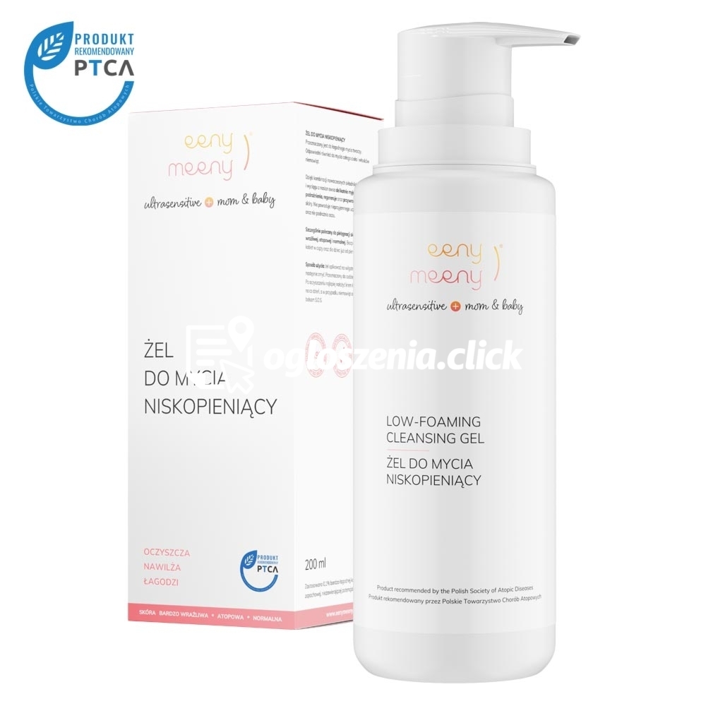 Zdjęcie produktu Zel do mycia niskopieniacy dla kobiet w ciazy i niemowlat eeny meeny 200 ml