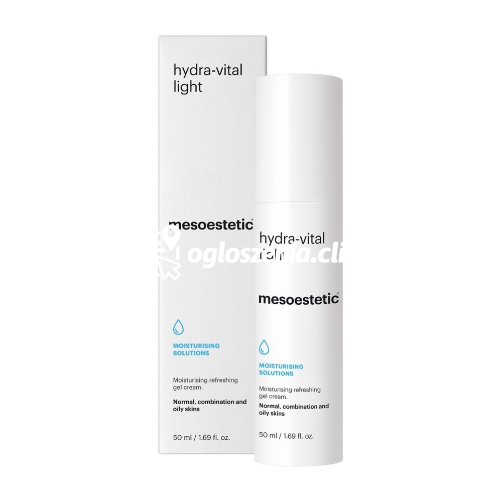 Zdjęcie produktu Zel-krem nawilzajacy do twarzy - Mesoestetic Hydra Vital Light - 50 ml