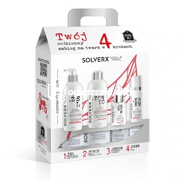 Zdjęcie produktu Zestaw kosmetyków skóra atopowa, AZS, luszczyca SOLVERX Atopic Forte Home Set